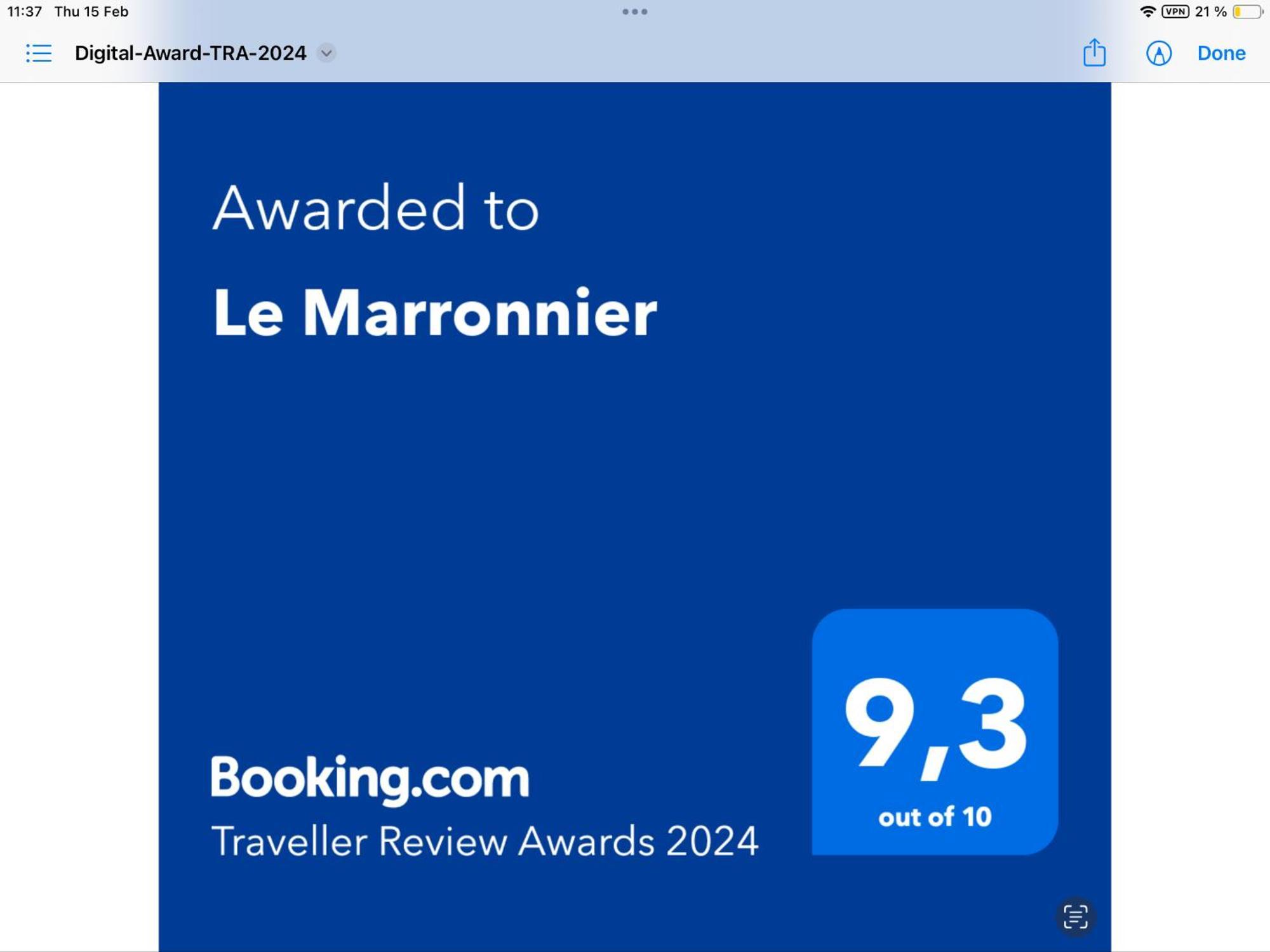 Bed and Breakfast Le Marronnier Saint-Genies-de-Fontedit Exterior foto
